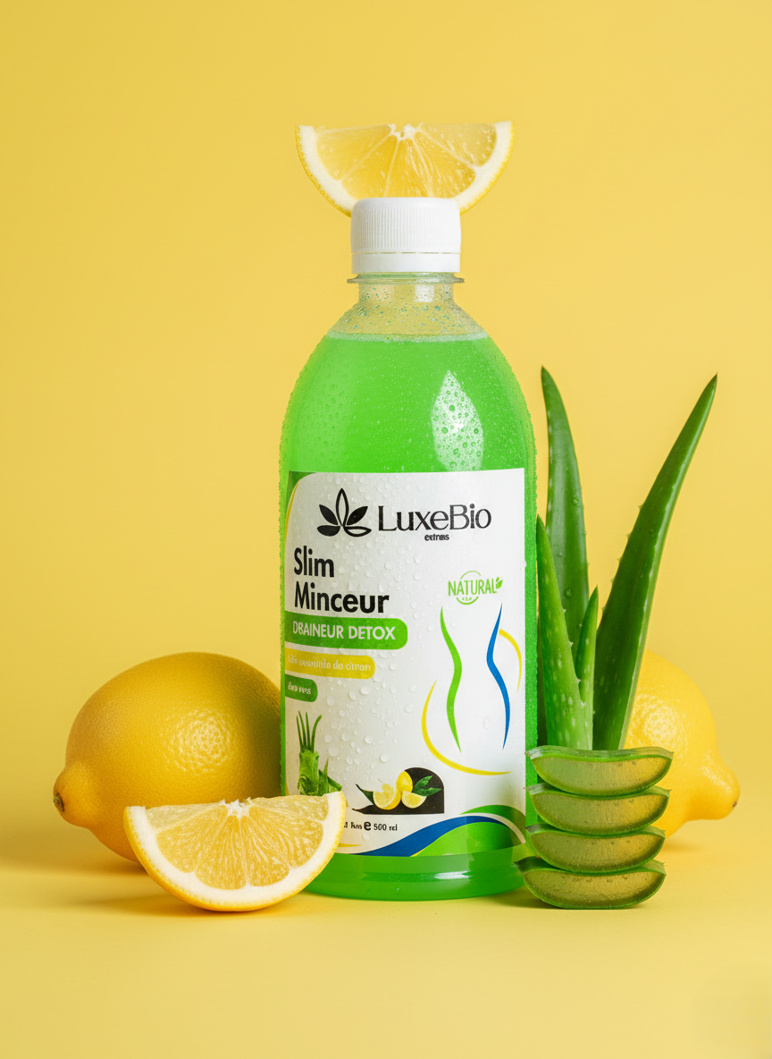 LuxeBio Pack Minceur Complet – Routine Minceur 4 Semaines (2 Draineurs + Crème)